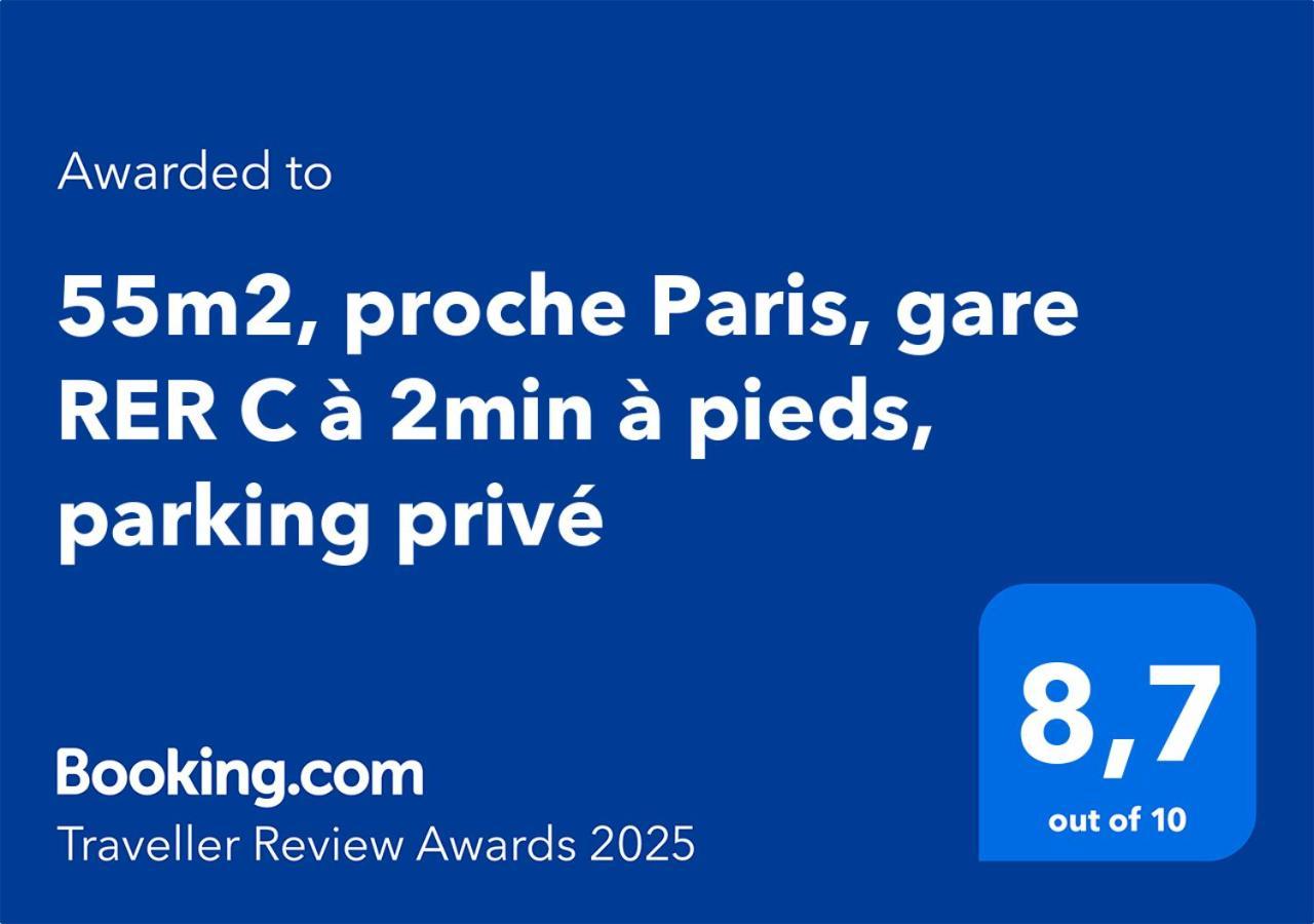 Proche Paris, Gare Rer C A 2 Min A Pieds, Notre Dame A 15Min, Parking Prive Et Traveller Awards 2025 Apartment Choisy-le-Roi Exterior photo